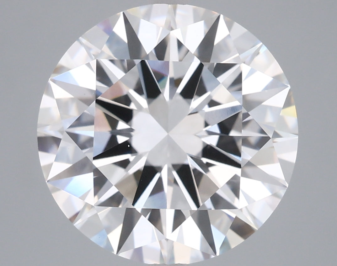 5.03 Carat Round Shaped, Excellent Cut, E Color, VVS2 Clarity, IGI Certified Lab Grown Diamond