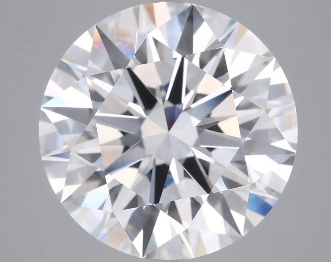 5.05 Carat Round Shaped, Ideal Cut, E Color, VVS2 Clarity, IGI Certified Lab Grown Diamond