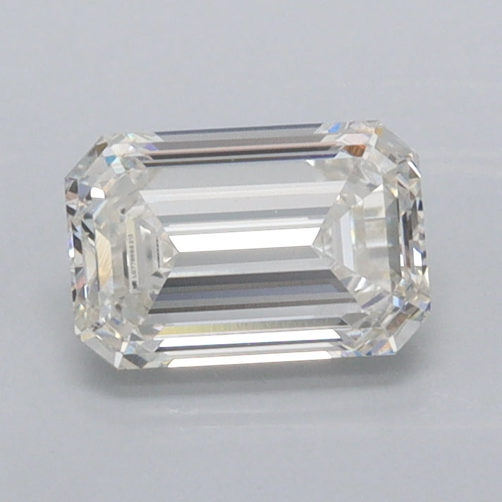 0.96 Carat Emerald Shaped, Ideal Cut, G Color, VVS2 Clarity, IGI Certified Lab Grown Diamond