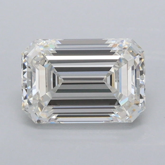1.07 Carat Emerald Shaped, Ideal Cut, F Color, VVS1 Clarity, IGI Certified Lab Grown Diamond