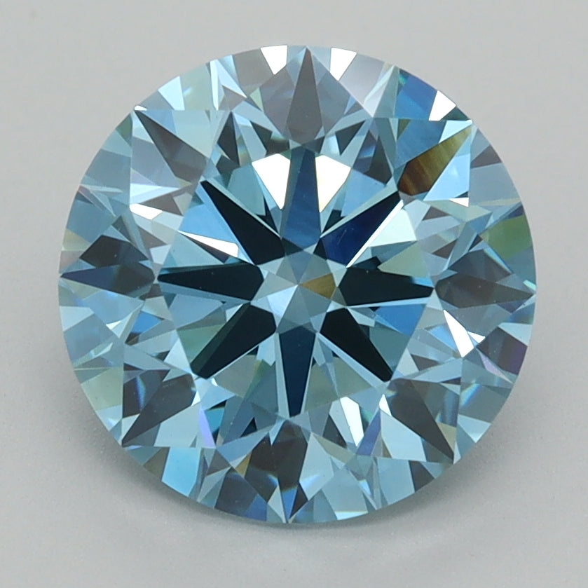 2.92 Carat Round Shaped, Ideal Cut, VS1 Clarity, IGI Certified Lab Grown Diamond