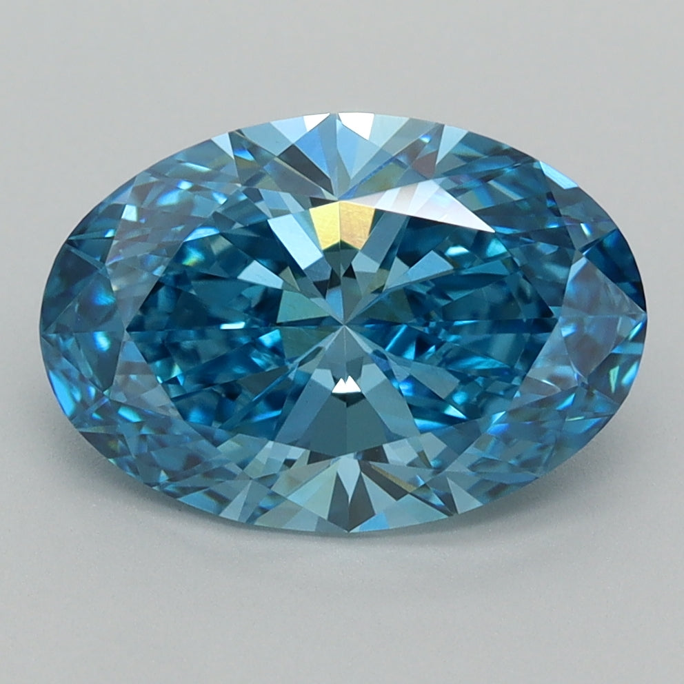 2.93 Carat Oval Shaped, Ideal Cut, VVS2 Clarity, IGI Certified Lab Grown Diamond
