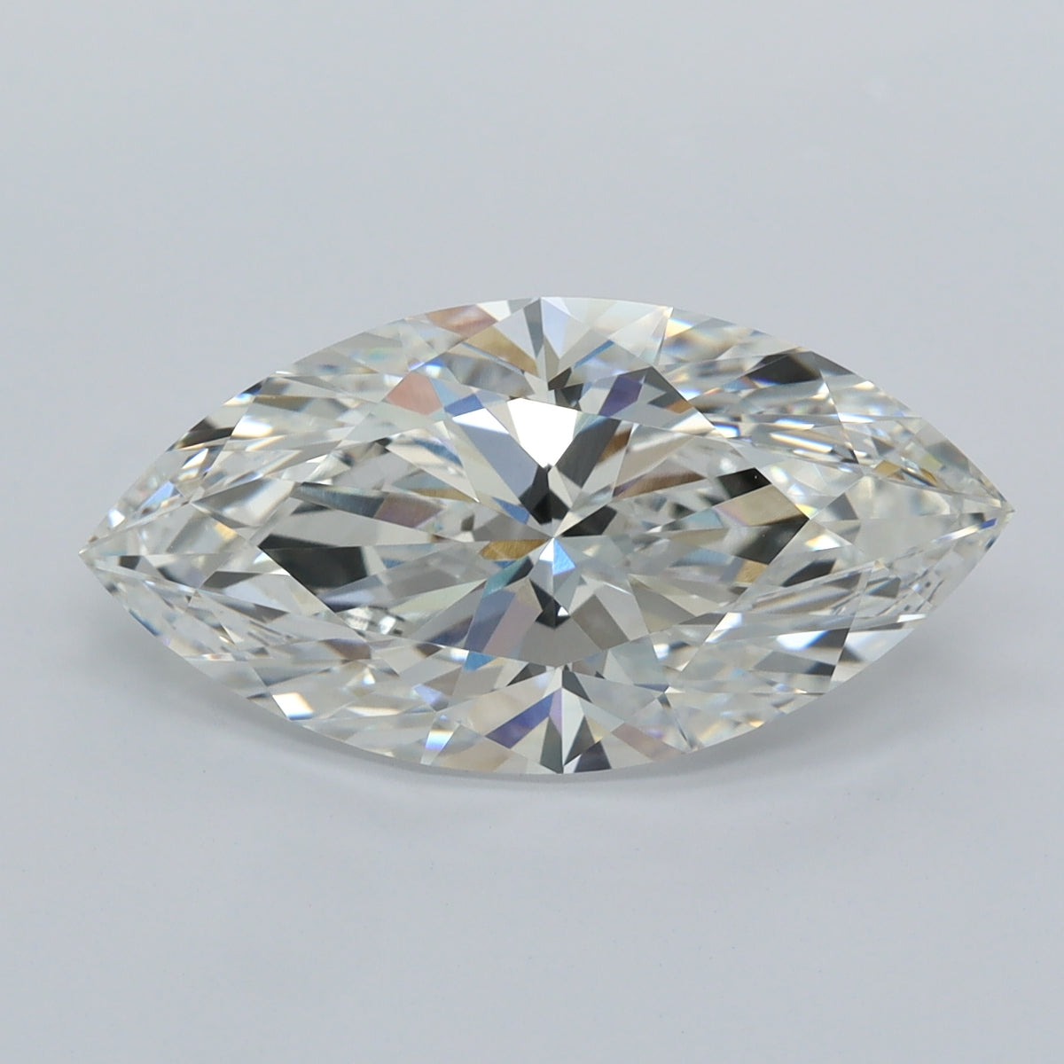 4.04 Carat Marquise Shaped, Ideal Cut, F Color, VVS1 Clarity, IGI Certified Lab Grown Diamond