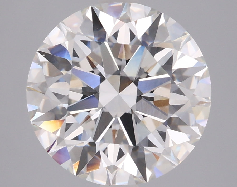 3.65 Carat Round Shaped, Ideal Cut, F Color, VVS2 Clarity, IGI Certified Lab Grown Diamond