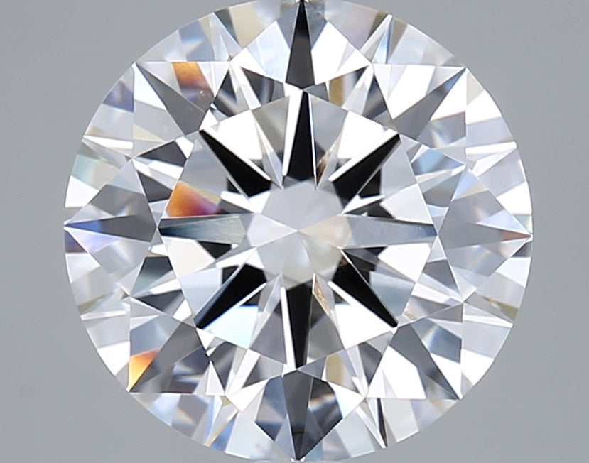 5.00 Carat Round Shaped, Ideal Cut, F Color, VVS2 Clarity, IGI Certified Lab Grown Diamond