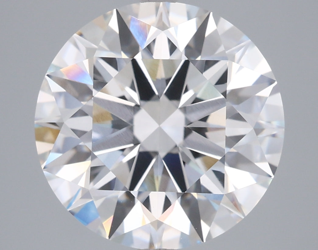 5.01 Carat Round Shaped, Ideal Cut, E Color, VVS2 Clarity, IGI Certified Lab Grown Diamond