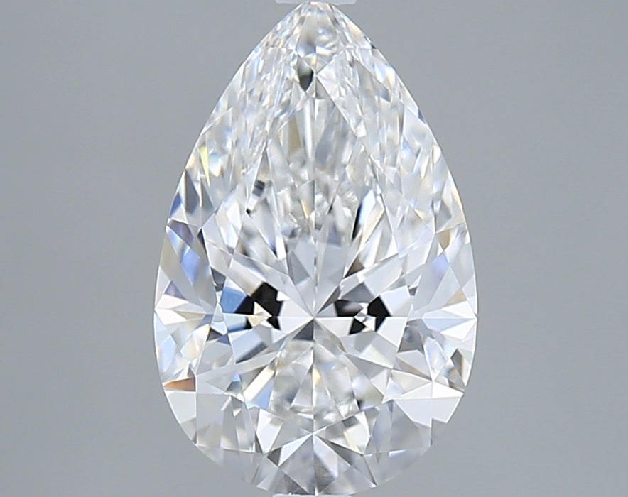 2.50 Carat Pear Shaped, Ideal Cut, E Color, VVS1 Clarity, IGI Certified Lab Grown Diamond