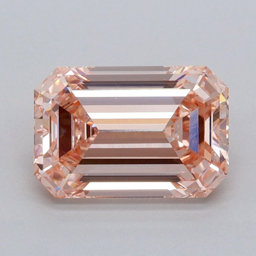 2.02 Carat Emerald Shaped, Ideal Cut, VVS2 Clarity, IGI Certified Lab Grown Diamond