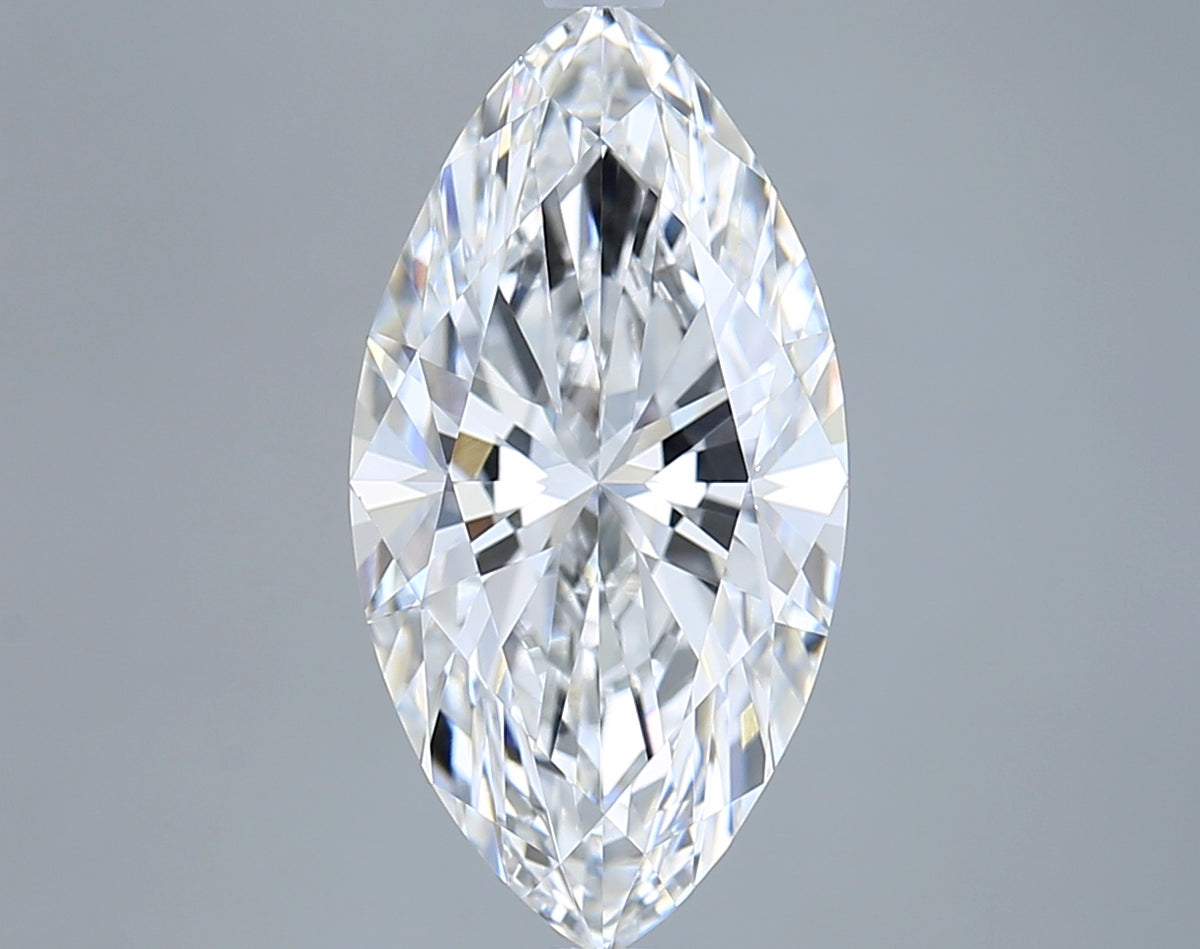 4.04 Carat Marquise Shaped, Ideal Cut, E Color, VVS2 Clarity, IGI Certified Lab Grown Diamond