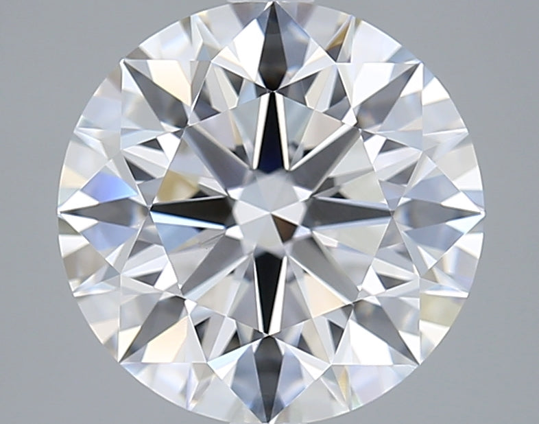 4.04 Carat Round Shaped, Ideal Cut, F Color, VVS2 Clarity, IGI Certified Lab Grown Diamond