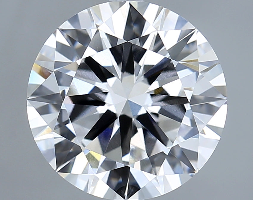 5.00 Carat Round Shaped, Excellent Cut, E Color, VVS2 Clarity, IGI Certified Lab Grown Diamond