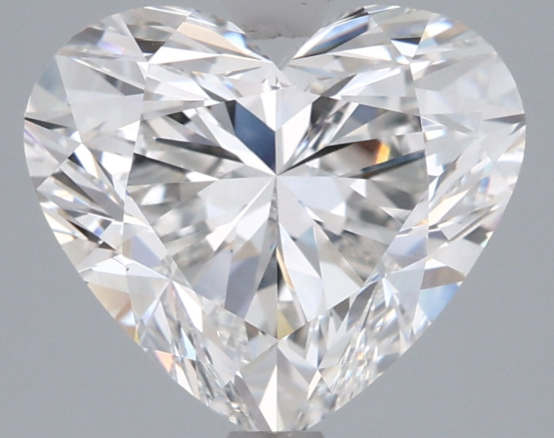 3.03 Carat Heart Shaped, Ideal Cut, F Color, VVS1 Clarity, IGI Certified Lab Grown Diamond