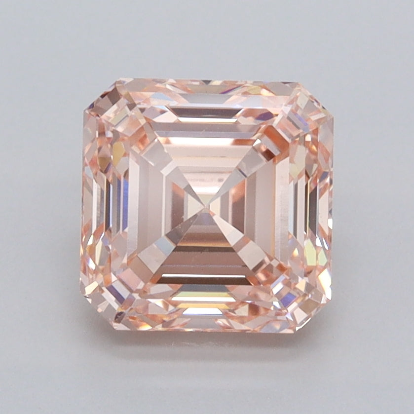 2.01 Carat Asscher Shaped, Ideal Cut, VVS2 Clarity, IGI Certified Lab Grown Diamond