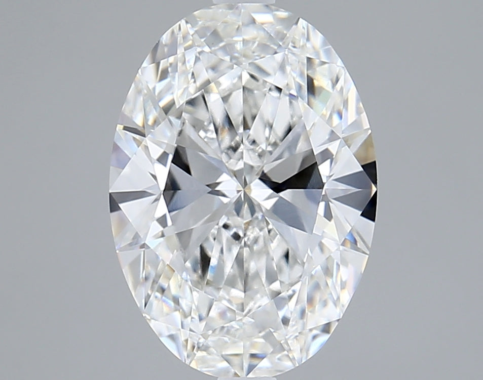 3.52 Carat Oval Shaped, Ideal Cut, E Color, VVS2 Clarity, IGI Certified Lab Grown Diamond