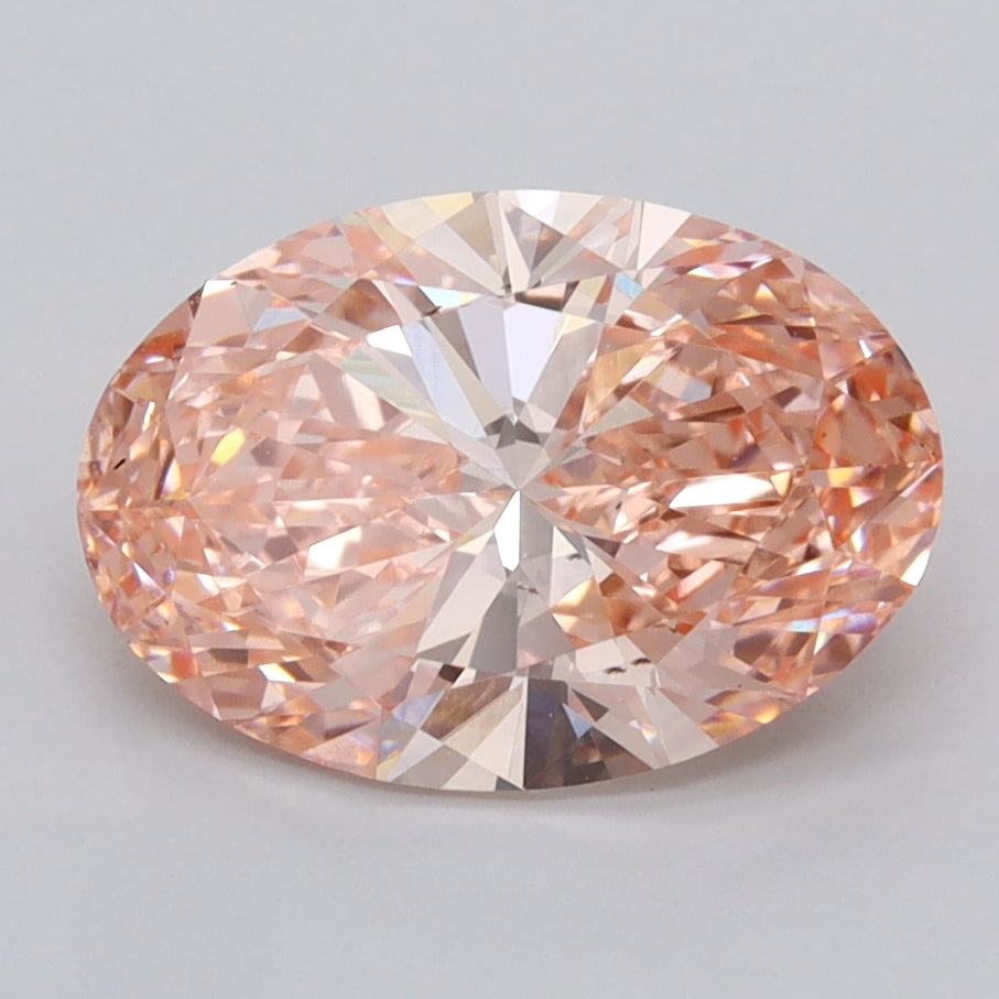 2.40 Carat Oval Shaped, Ideal Cut, VVS2 Clarity, IGI Certified Lab Grown Diamond