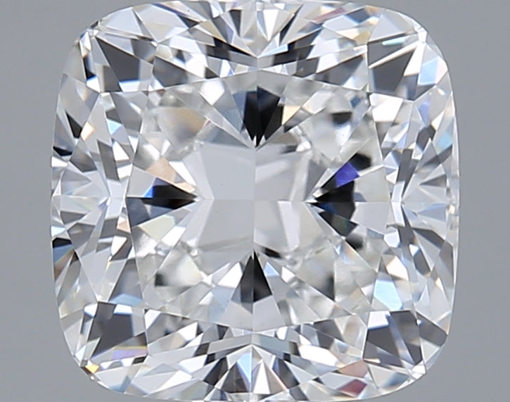 3.08 Carat Cushion Shaped, Ideal Cut, E Color, VVS2 Clarity, IGI Certified Lab Grown Diamond