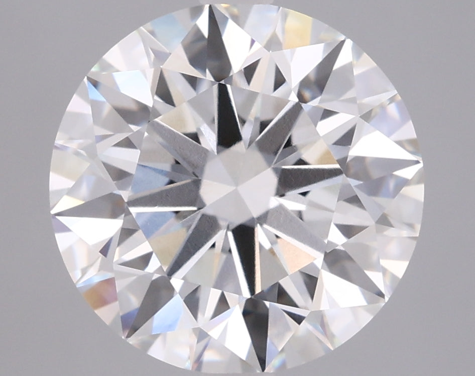 4.06 Carat Round Shaped, Ideal Cut, E Color, VVS2 Clarity, IGI Certified Lab Grown Diamond