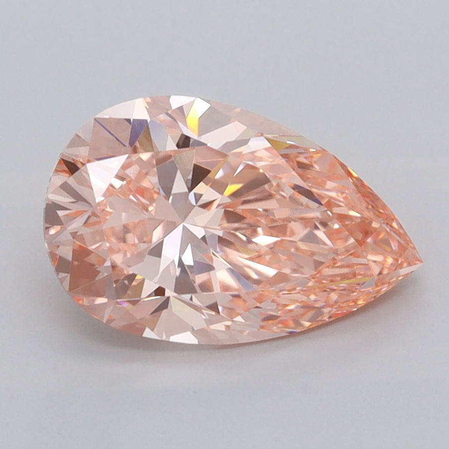 1.95 Carat Pear Shaped, Excellent Cut, VVS2 Clarity, IGI Certified Lab Grown Diamond
