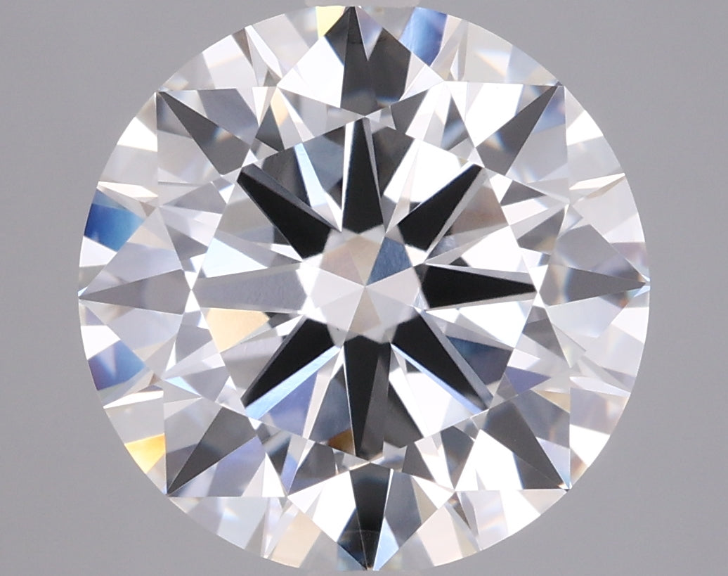 3.87 Carat Round Shaped, Excellent Cut, E Color, VVS2 Clarity, IGI Certified Lab Grown Diamond