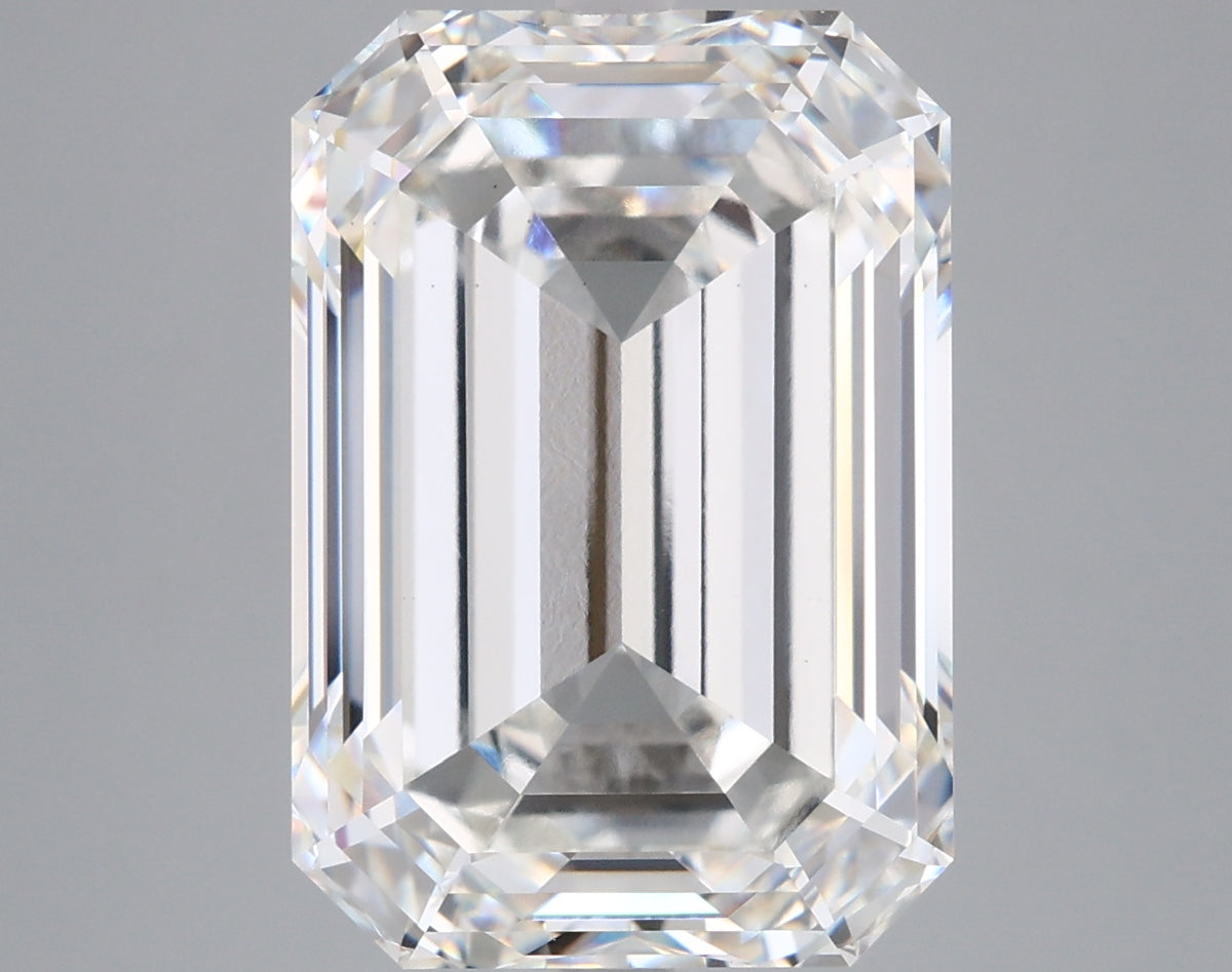 11.09 Carat Emerald Shaped, Ideal Cut, F Color, VS1 Clarity, IGI Certified Lab Grown Diamond