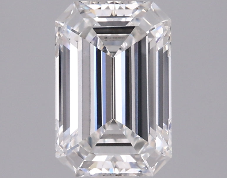 1.62 Carat Emerald Shaped, Ideal Cut, E Color, VVS2 Clarity, IGI Certified Lab Grown Diamond