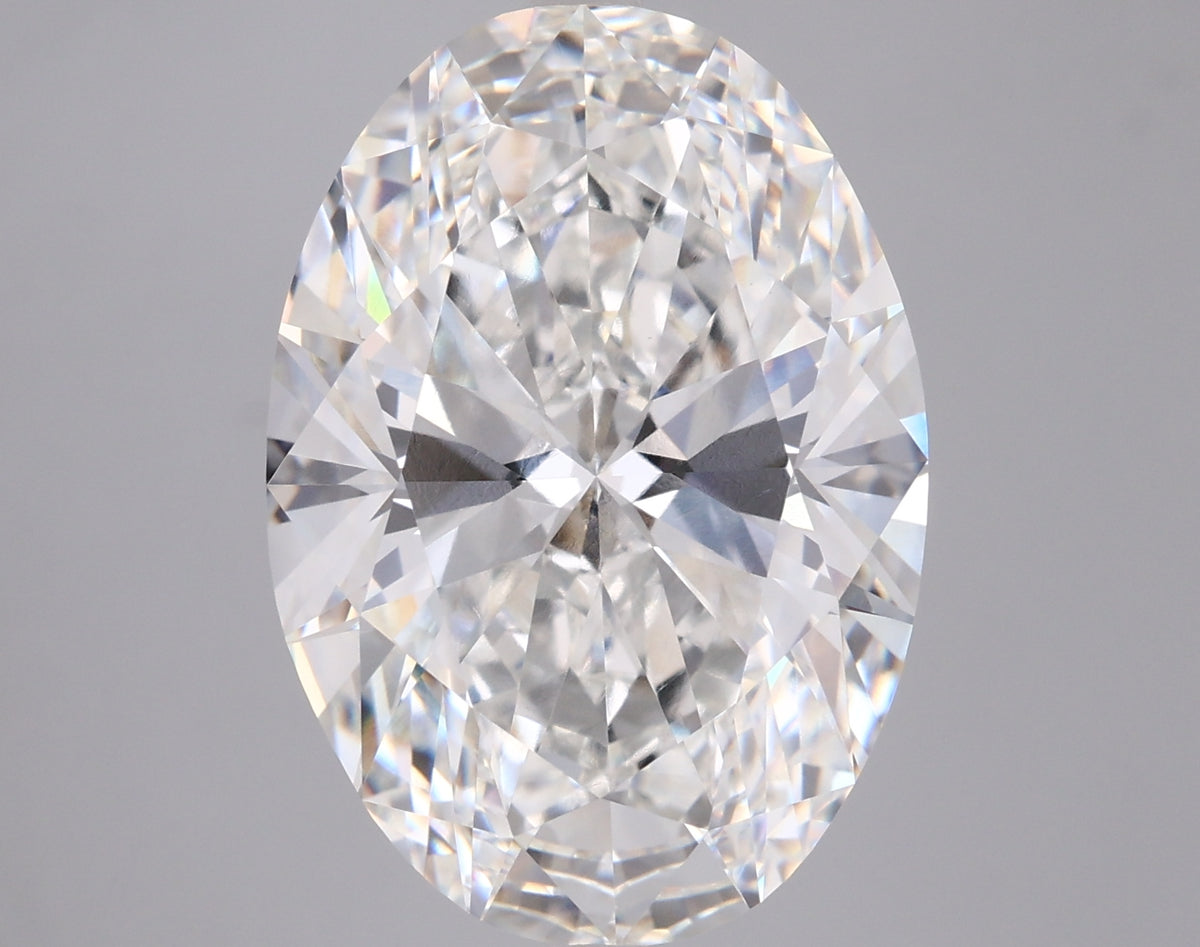 10.05 Carat Oval Shaped, Ideal Cut, F Color, VVS2 Clarity, IGI Certified Lab Grown Diamond