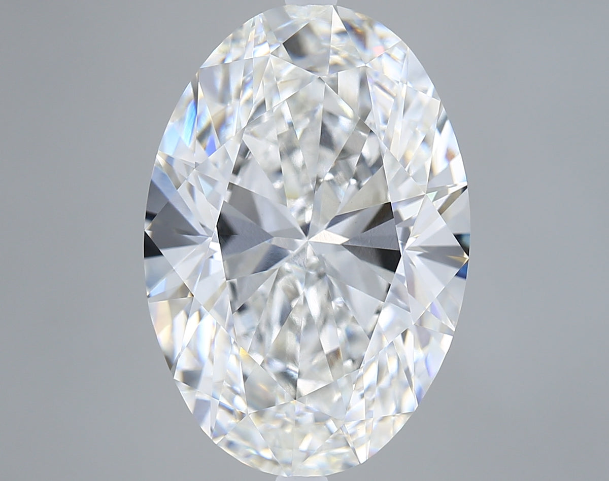 10.02 Carat Oval Shaped, Ideal Cut, F Color, VVS2 Clarity, IGI Certified Lab Grown Diamond