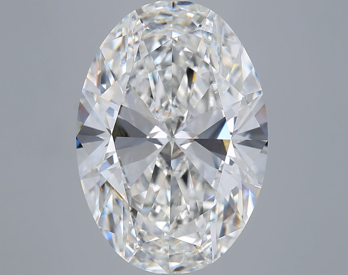 10.52 Carat Oval Shaped, Ideal Cut, F Color, VVS2 Clarity, IGI Certified Lab Grown Diamond
