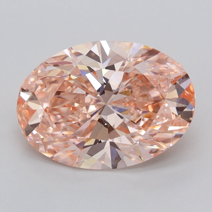 2.05 Carat Oval Shaped, Ideal Cut, VVS2 Clarity, IGI Certified Lab Grown Diamond
