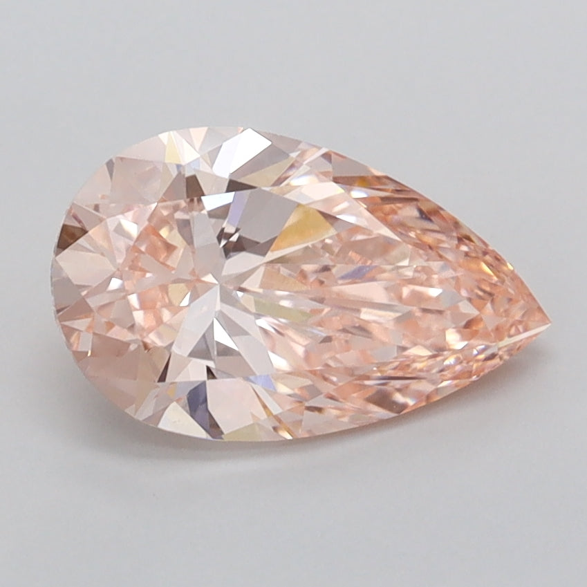 1.41 Carat Pear Shaped, Ideal Cut, VVS2 Clarity, IGI Certified Lab Grown Diamond
