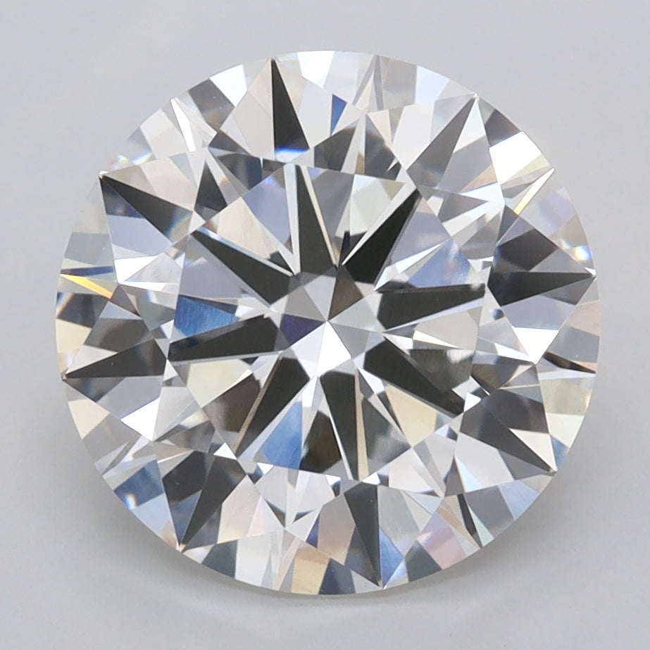 4.03 Carat Round Shaped, Ideal Cut, F Color, VVS2 Clarity, IGI Certified Lab Grown Diamond