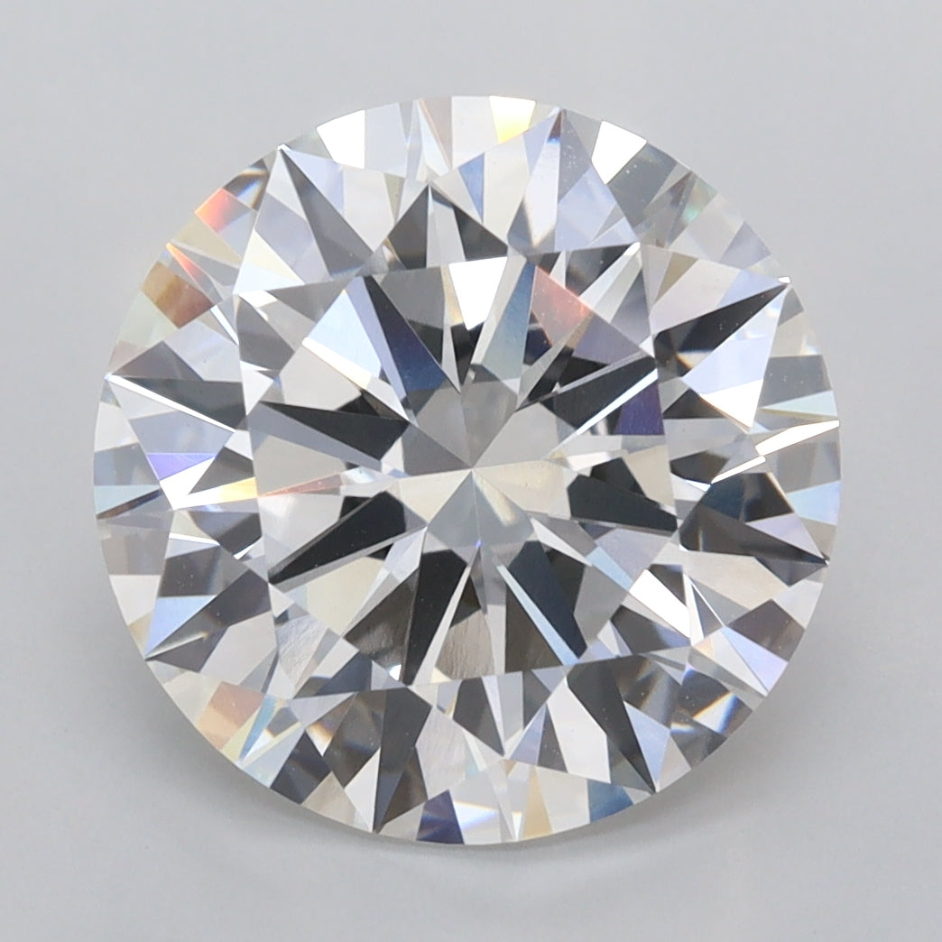 5.03 Carat Round Shaped, Ideal Cut, E Color, VVS2 Clarity, IGI Certified Lab Grown Diamond