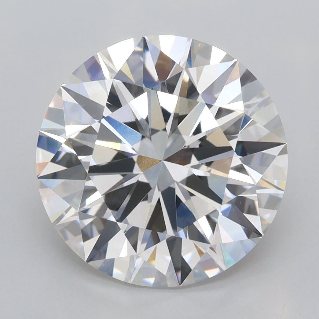 5.03 Carat Round Shaped, Ideal Cut, E Color, VVS2 Clarity, IGI Certified Lab Grown Diamond