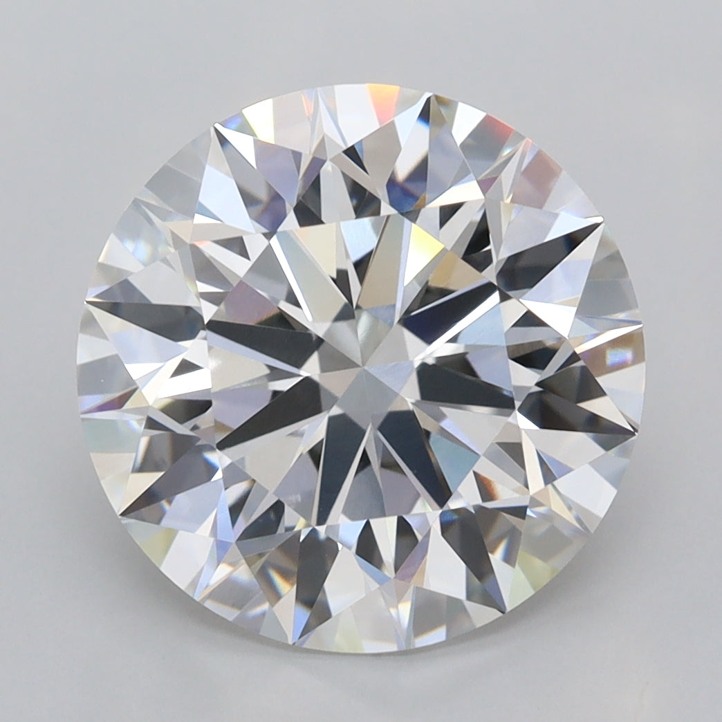 5.04 Carat Round Shaped, Ideal Cut, E Color, VVS2 Clarity, IGI Certified Lab Grown Diamond