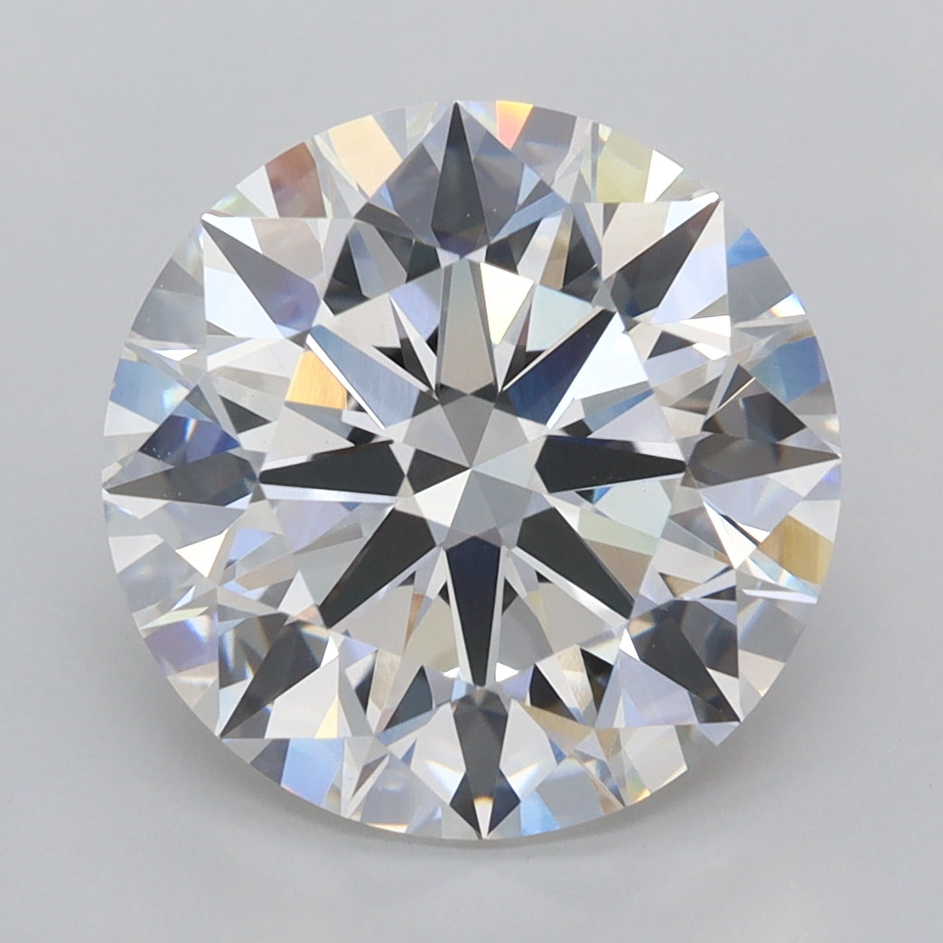 5.02 Carat Round Shaped, Ideal Cut, E Color, VVS2 Clarity, IGI Certified Lab Grown Diamond