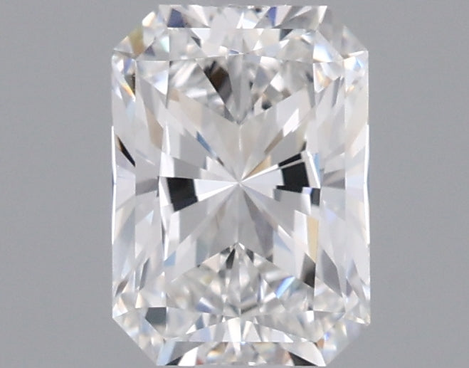 0.98 Carat Radiant Shaped, Ideal Cut, E Color, VVS2 Clarity, IGI Certified Lab Grown Diamond