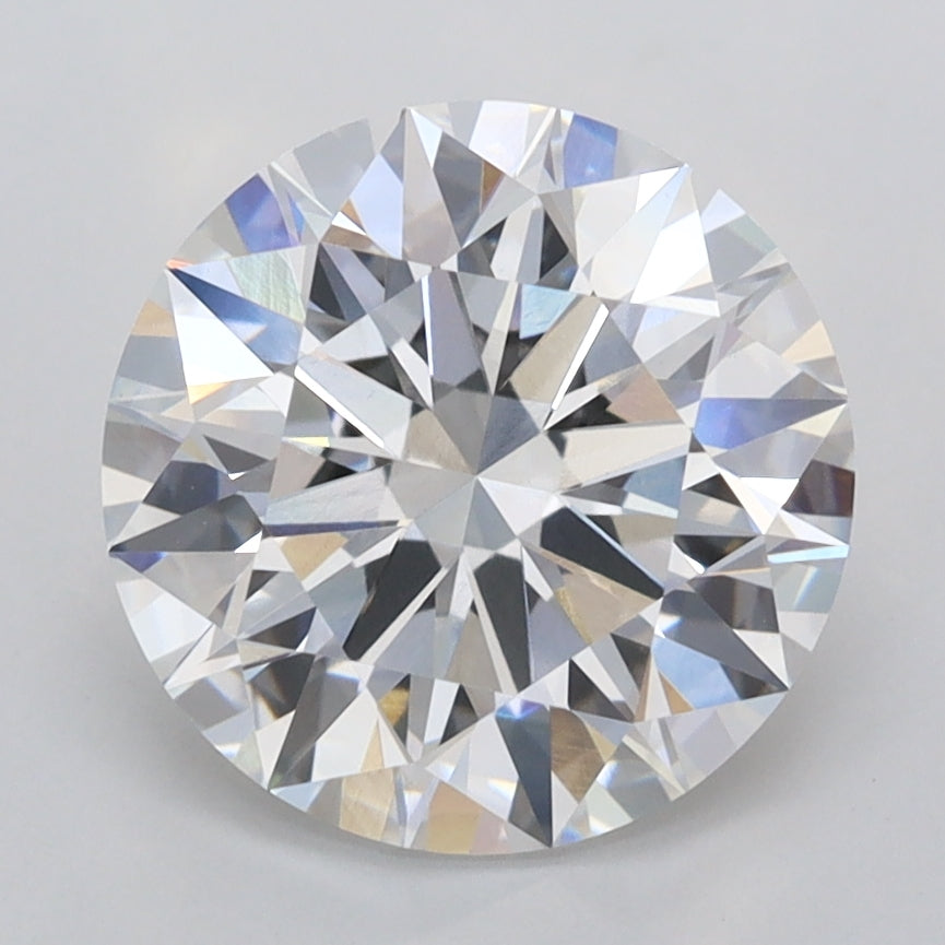 3.03 Carat Round Shaped, Ideal Cut, E Color, VVS2 Clarity, IGI Certified Lab Grown Diamond