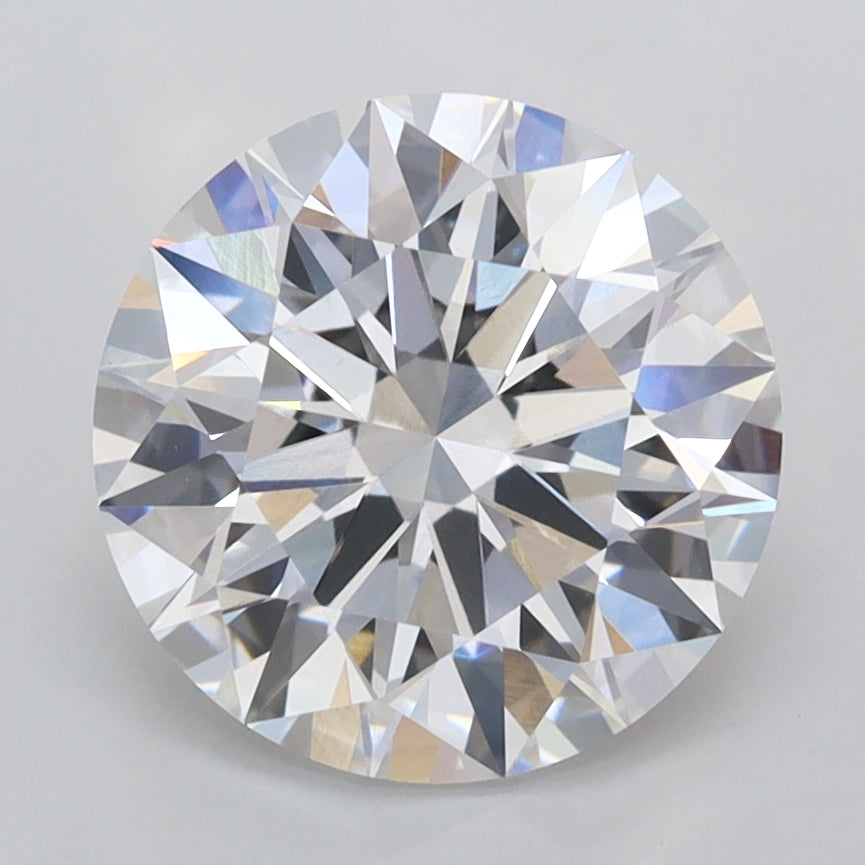 3.02 Carat Round Shaped, Ideal Cut, F Color, VVS2 Clarity, IGI Certified Lab Grown Diamond
