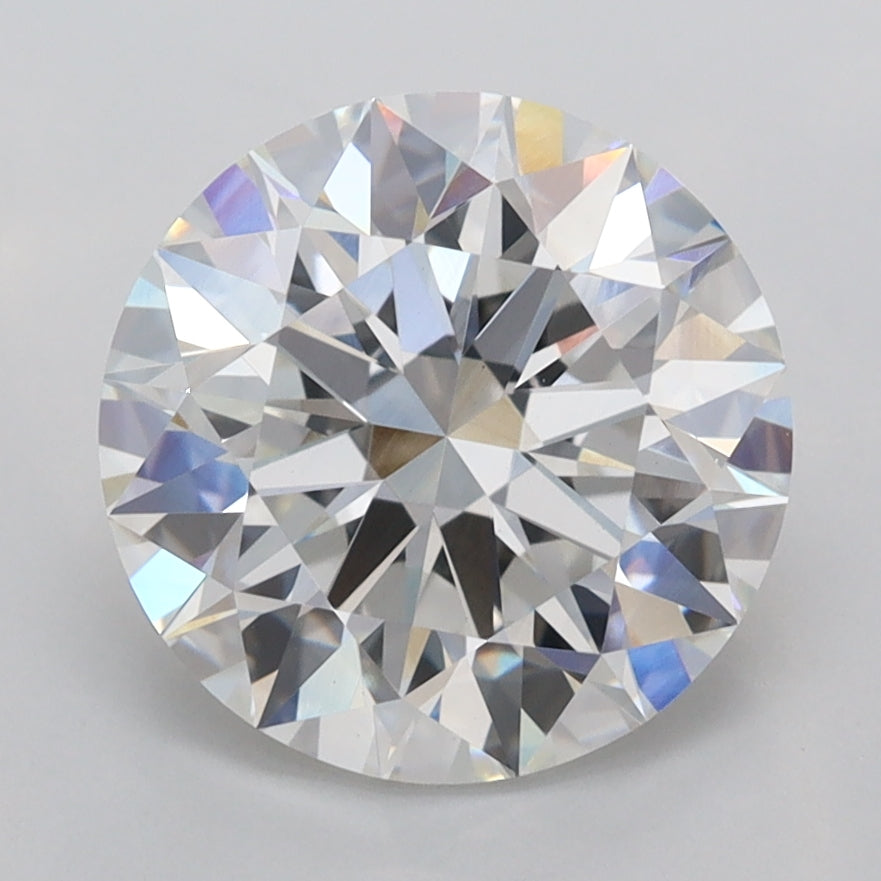 3.07 Carat Round Shaped, Ideal Cut, E Color, VVS2 Clarity, IGI Certified Lab Grown Diamond
