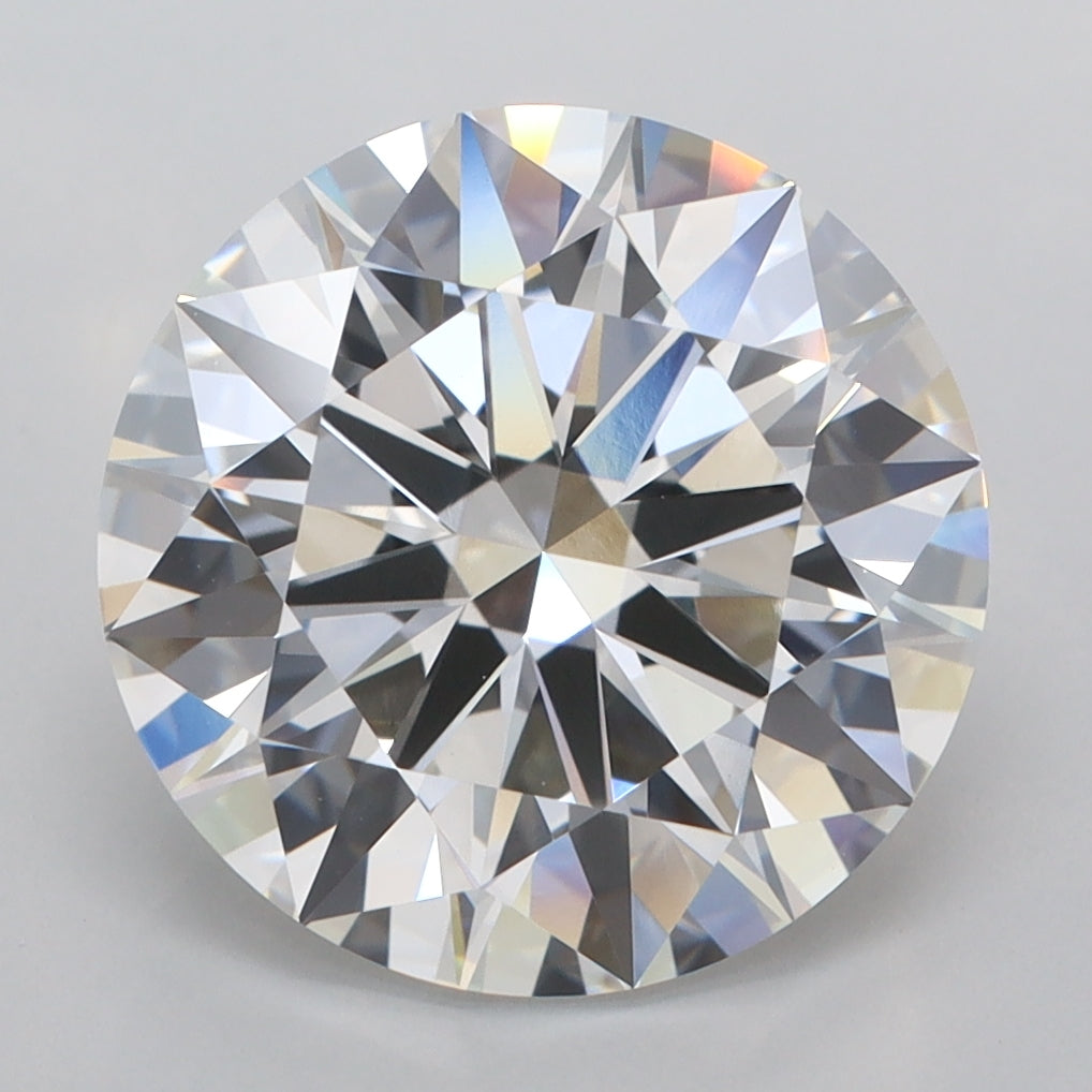 5.04 Carat Round Shaped, Ideal Cut, E Color, VVS2 Clarity, IGI Certified Lab Grown Diamond