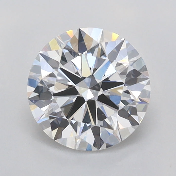 1.07 Carat Round Shaped, Ideal Cut, D Color, VVS2 Clarity, IGI Certified Lab Grown Diamond