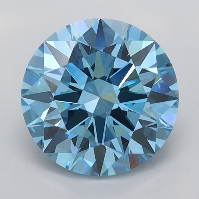 1.53 Carat Round Shaped, Ideal Cut, VS1 Clarity, IGI Certified Lab Grown Diamond