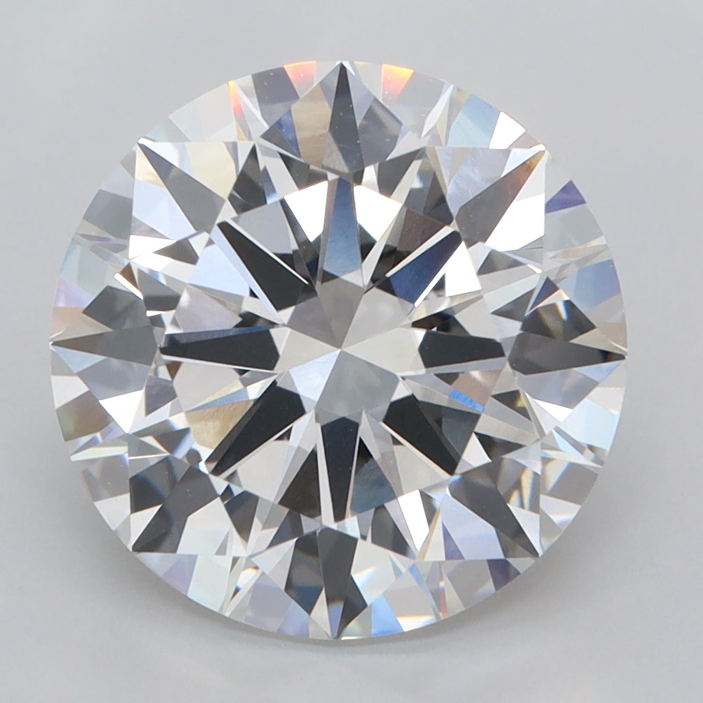 5.02 Carat Round Shaped, Ideal Cut, E Color, VVS2 Clarity, IGI Certified Lab Grown Diamond