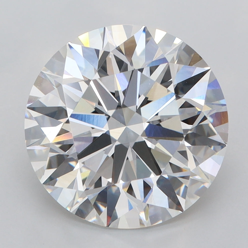 5.02 Carat Round Shaped, Ideal Cut, E Color, VVS2 Clarity, IGI Certified Lab Grown Diamond