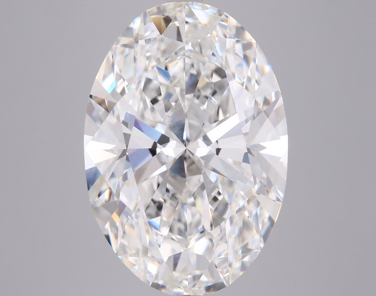 9.99 Carat Oval Shaped, Ideal Cut, E Color, VVS2 Clarity, IGI Certified Lab Grown Diamond