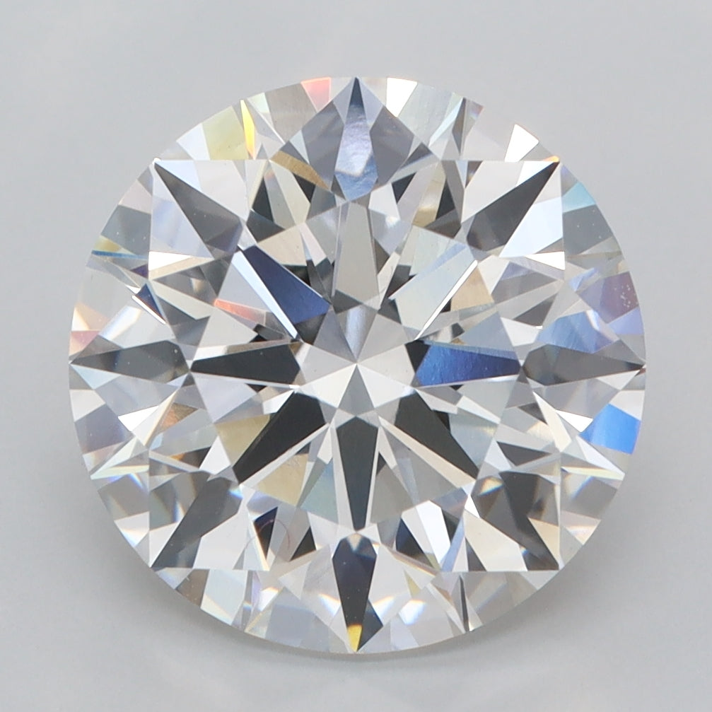 5.03 Carat Round Shaped, Ideal Cut, E Color, VVS2 Clarity, IGI Certified Lab Grown Diamond