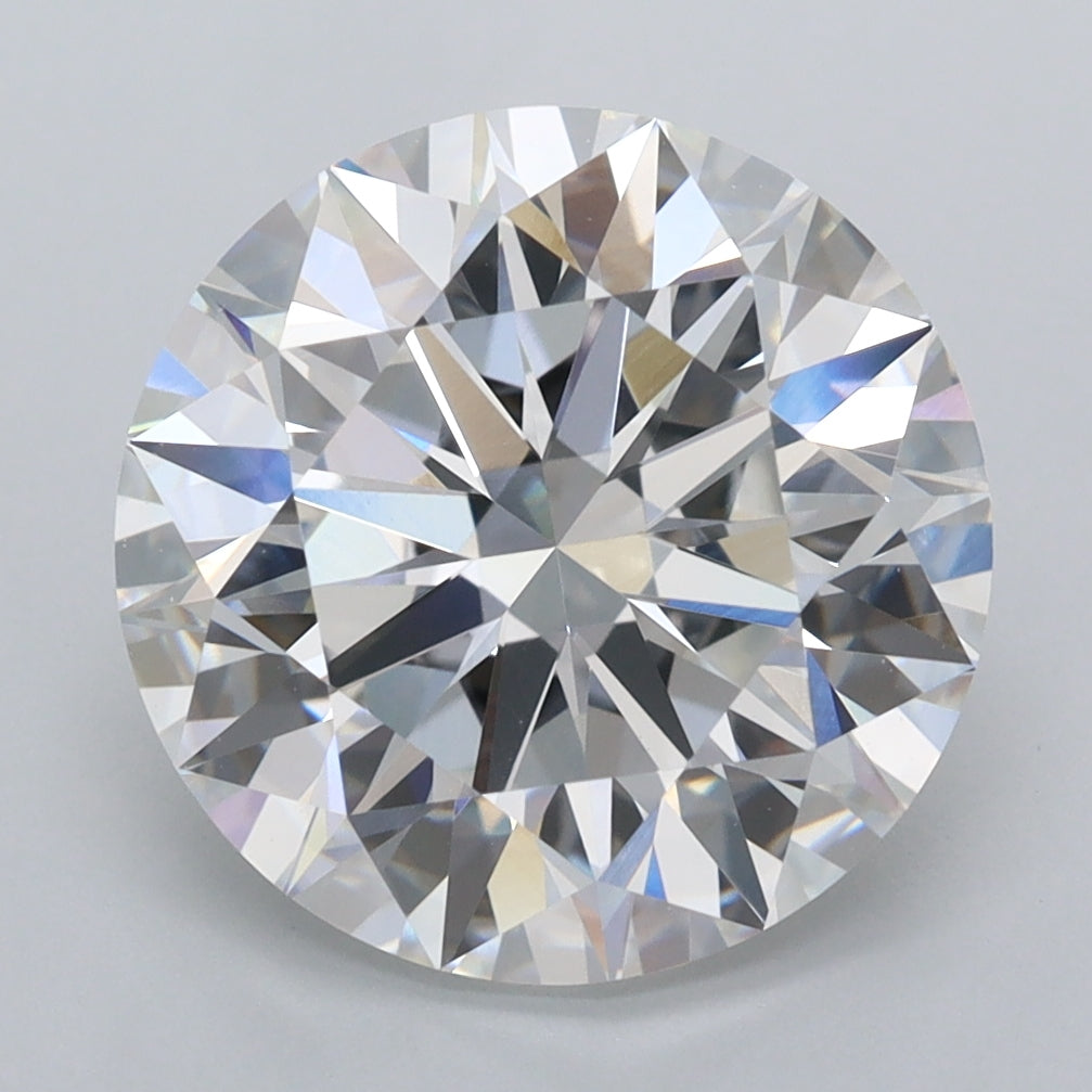 5.04 Carat Round Shaped, Ideal Cut, E Color, VVS2 Clarity, IGI Certified Lab Grown Diamond