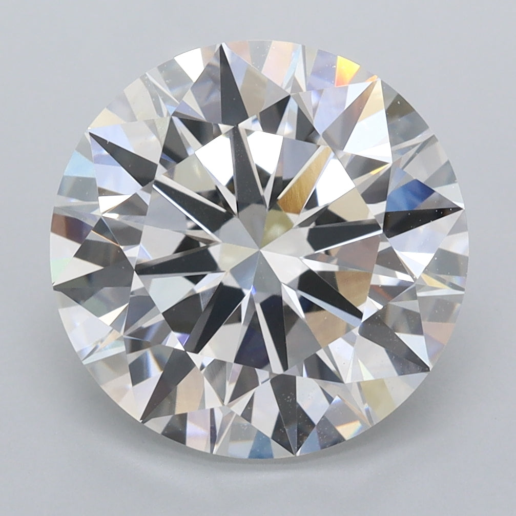 5.03 Carat Round Shaped, Ideal Cut, E Color, VVS2 Clarity, IGI Certified Lab Grown Diamond