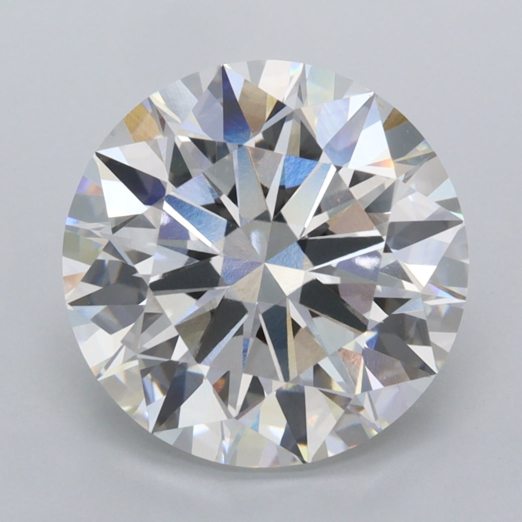 5.02 Carat Round Shaped, Ideal Cut, E Color, VVS2 Clarity, IGI Certified Lab Grown Diamond