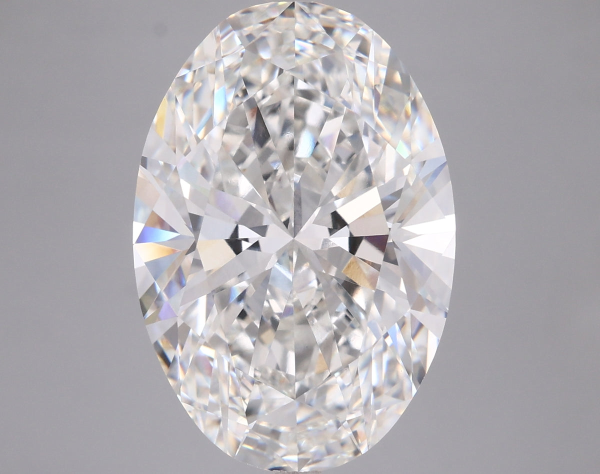 10.03 Carat Oval Shaped, Ideal Cut, E Color, VVS2 Clarity, IGI Certified Lab Grown Diamond